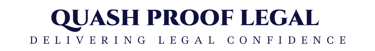 Quash Proof Legal — Delivering Legal Confidence